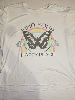 Kensie White and Silver Label Tee